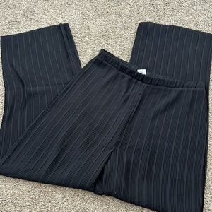 Pleated wide leg pants